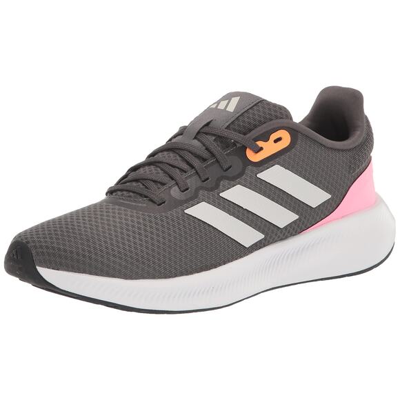 NWT adidas Women's Run Falcon 3.0 Sneaker, Grey/Crystal White/Beam Pink, 10 - Picture 1 of 7